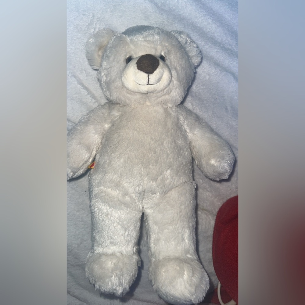 Build-A-Bear Fluffy White Polar Bear